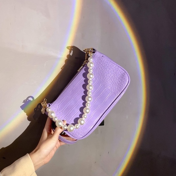 Moonlowa Shoulder Bag with Pearl Straps💕 - Picture 1 of 10